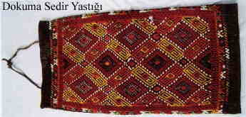 Dokuma sedir yastığı